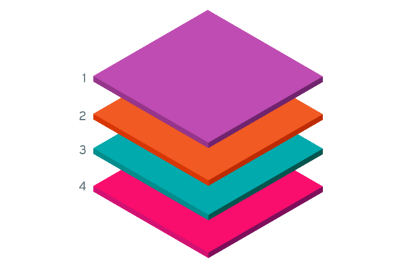 Infographic Isometric Element for Modern Web Design