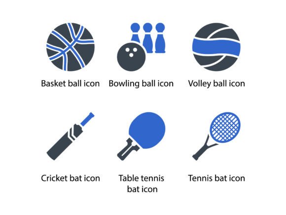 Sports Icon Set 2 - High-Quality Graphics for Commercial Use
