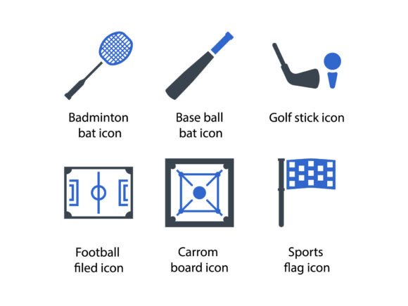 Sports Icon Set 3 - Graphics for Digital and Print Products