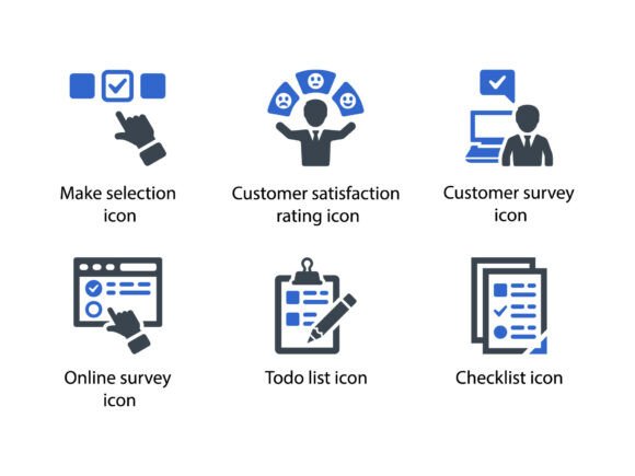 Survey Rating Icon Set 1 Review for Embroidery Projects