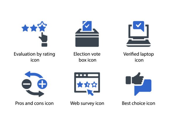 Survey Rating Icon Set 3 - Graphics for Handmade Creations