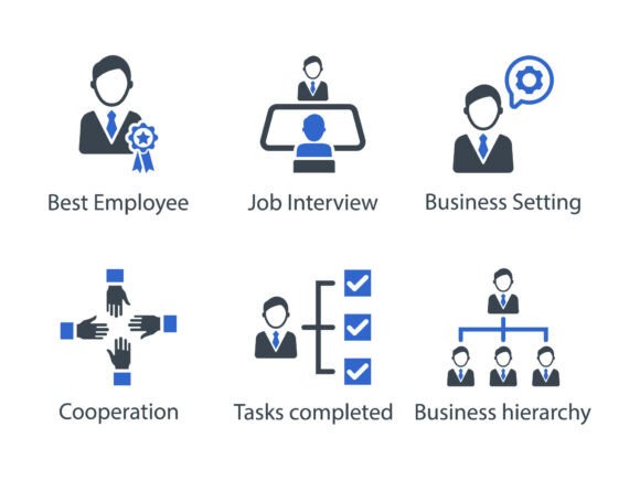 Teamwork Icon Set 2: A Versatile Graphics Asset for Design Projects