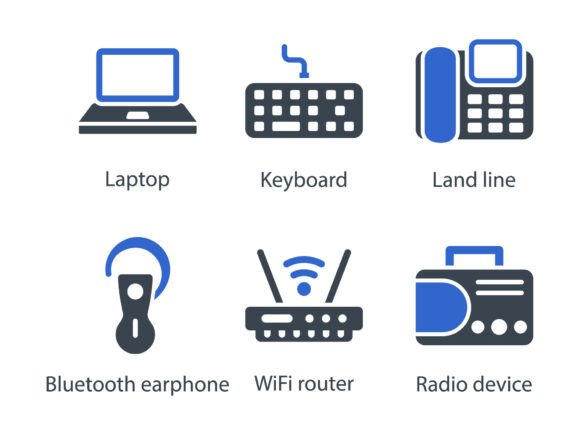 Technology Device Icon Set 5 for Local Business Graphics