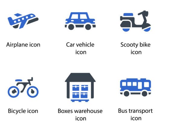 Transport and Logistics Icon Set 1 Review