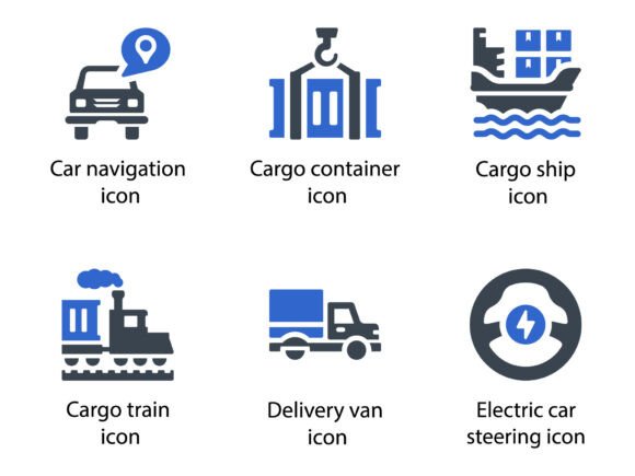 Transport and Logistics Icon Set 2 Review