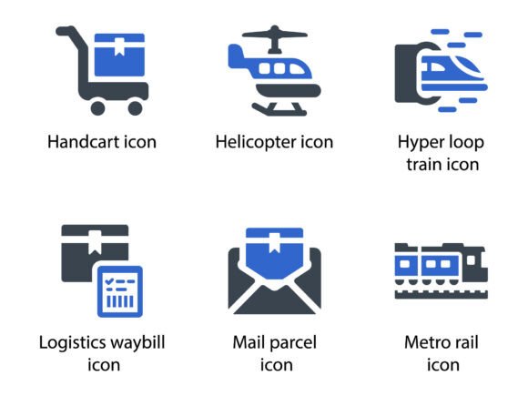 Transport and Logistics Icon Set 4 Review