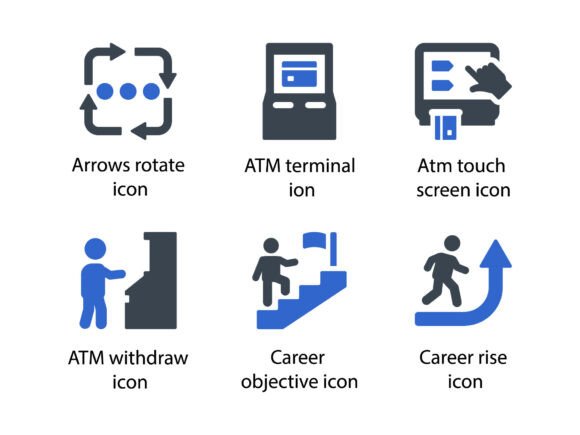 Untact Economy Icon Set 1 Review for Embroidery Projects