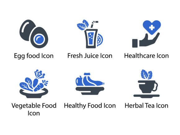 Vegetable Fruit Icon Set 7 - Graphics for Icons