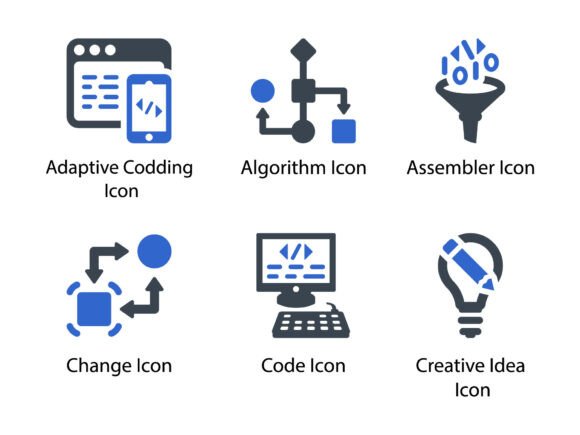 Web Development Icon Set 1 for Graphics and Icons
