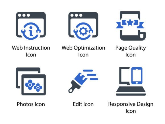 Web Development Icon Set 3 for Graphics and Icons