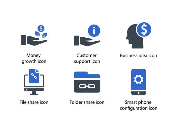 Web Marketing Icon Set 3: A Modern Graphic Asset for Local Branding