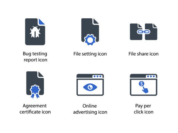 Web Marketing Icon Set 9 for Local Business Branding